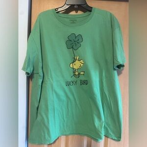 Peanuts Green Tee with Yellow Character
